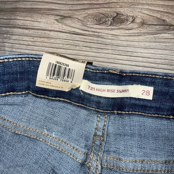 Levi's 721 Women's Jeans Size 6, High-Rise, Skinny Fit - Picture 6 of 16